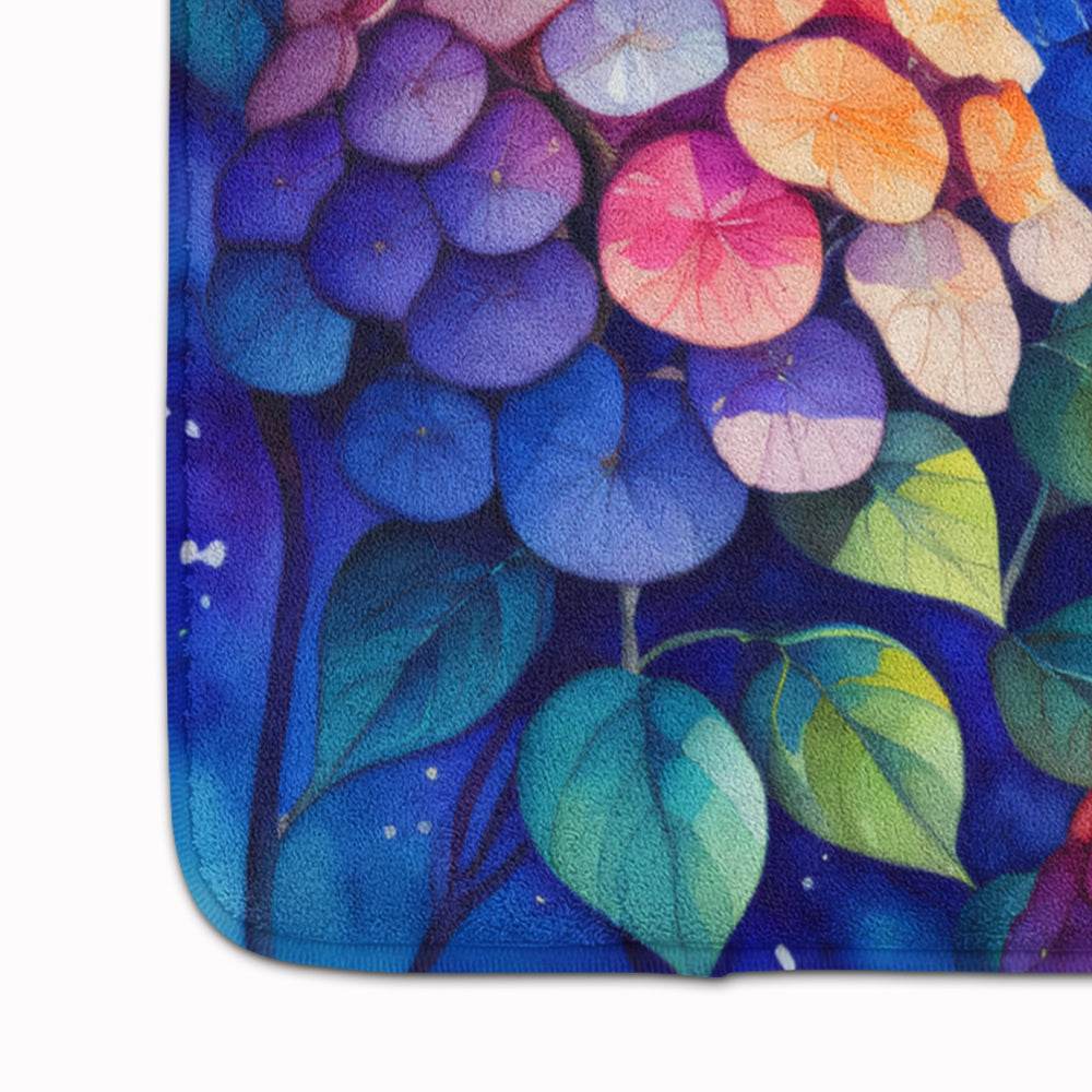 Hydrangeas in Color Memory Foam Kitchen Mat - Loft&Timber