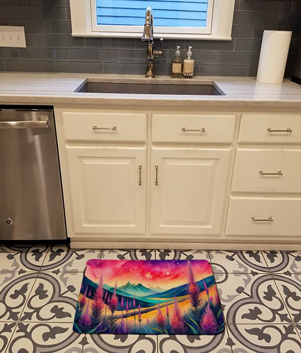 Liatris in Color Memory Foam Kitchen Mat - Loft&Timber