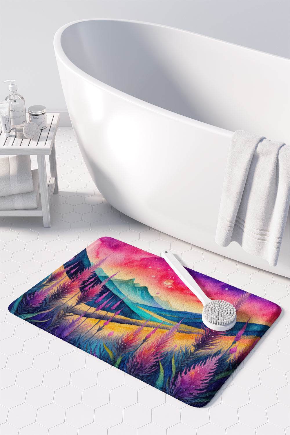 Liatris in Color Memory Foam Kitchen Mat - Loft&Timber