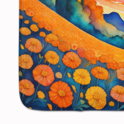 Marigolds in Color Memory Foam Kitchen Mat - Loft&Timber