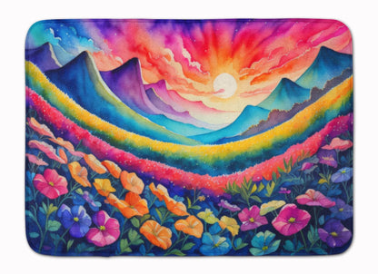 Petunias in Color Memory Foam Kitchen Mat - Loft&Timber