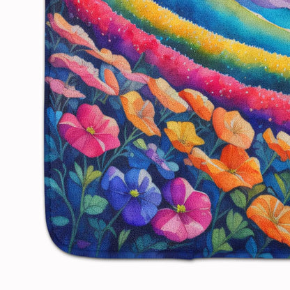 Petunias in Color Memory Foam Kitchen Mat - Loft&Timber