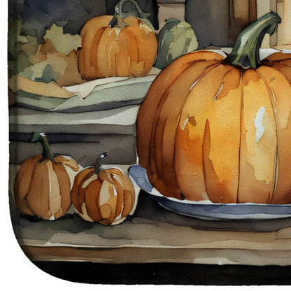 Beagle Fall Kitchen Pumpkins Dish Drying Mat - Loft&Timber