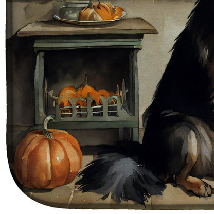 Belgian Tervuren Fall Kitchen Pumpkins Dish Drying Mat - Loft&Timber