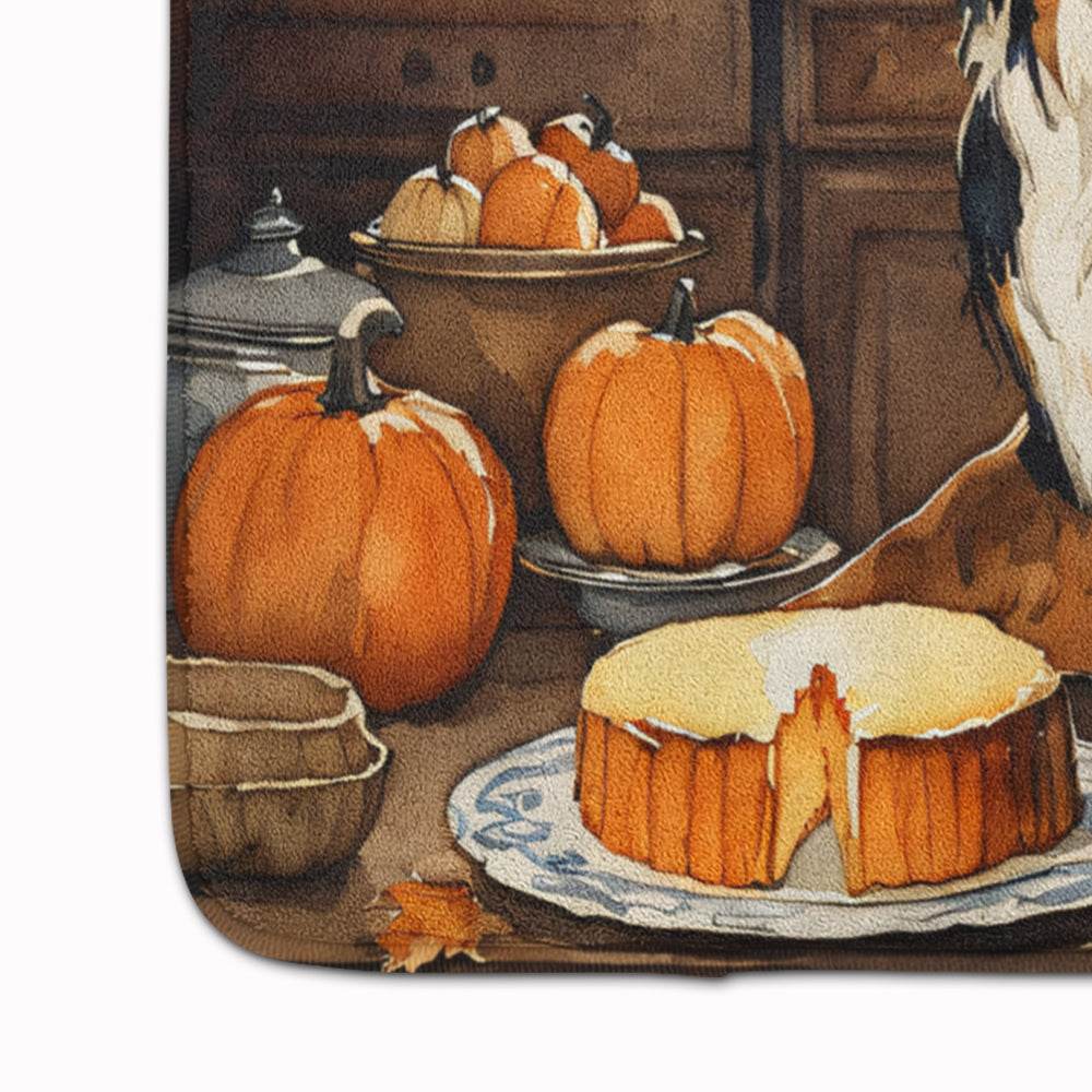 Bernese Mountain Dog Fall Kitchen Pumpkins Memory Foam Kitchen Mat - Loft&Timber