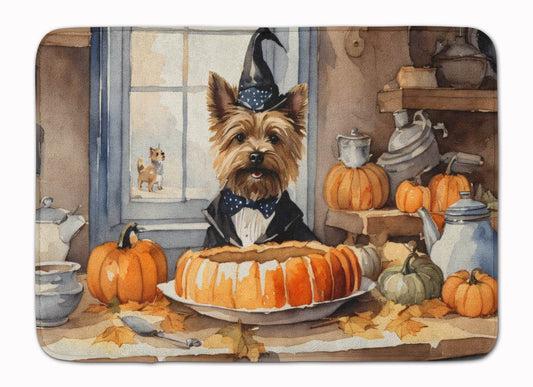 Cairn Terrier Fall Kitchen Pumpkins Memory Foam Kitchen Mat - Loft&Timber