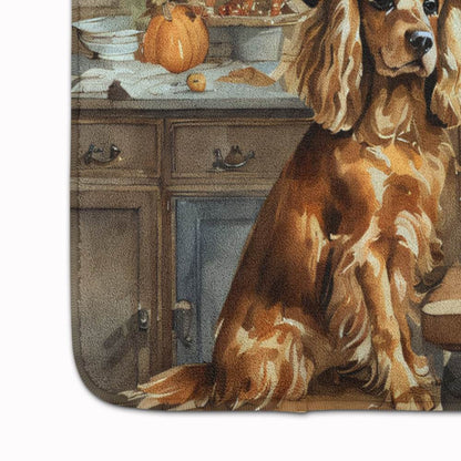 Cocker Spaniel Fall Kitchen Pumpkins Memory Foam Kitchen Mat - Loft&Timber