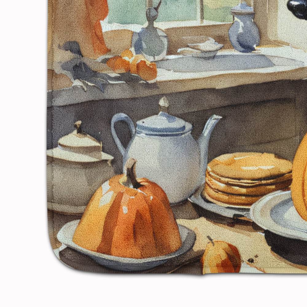 German Shepherd Fall Kitchen Pumpkins Memory Foam Kitchen Mat - Loft&Timber