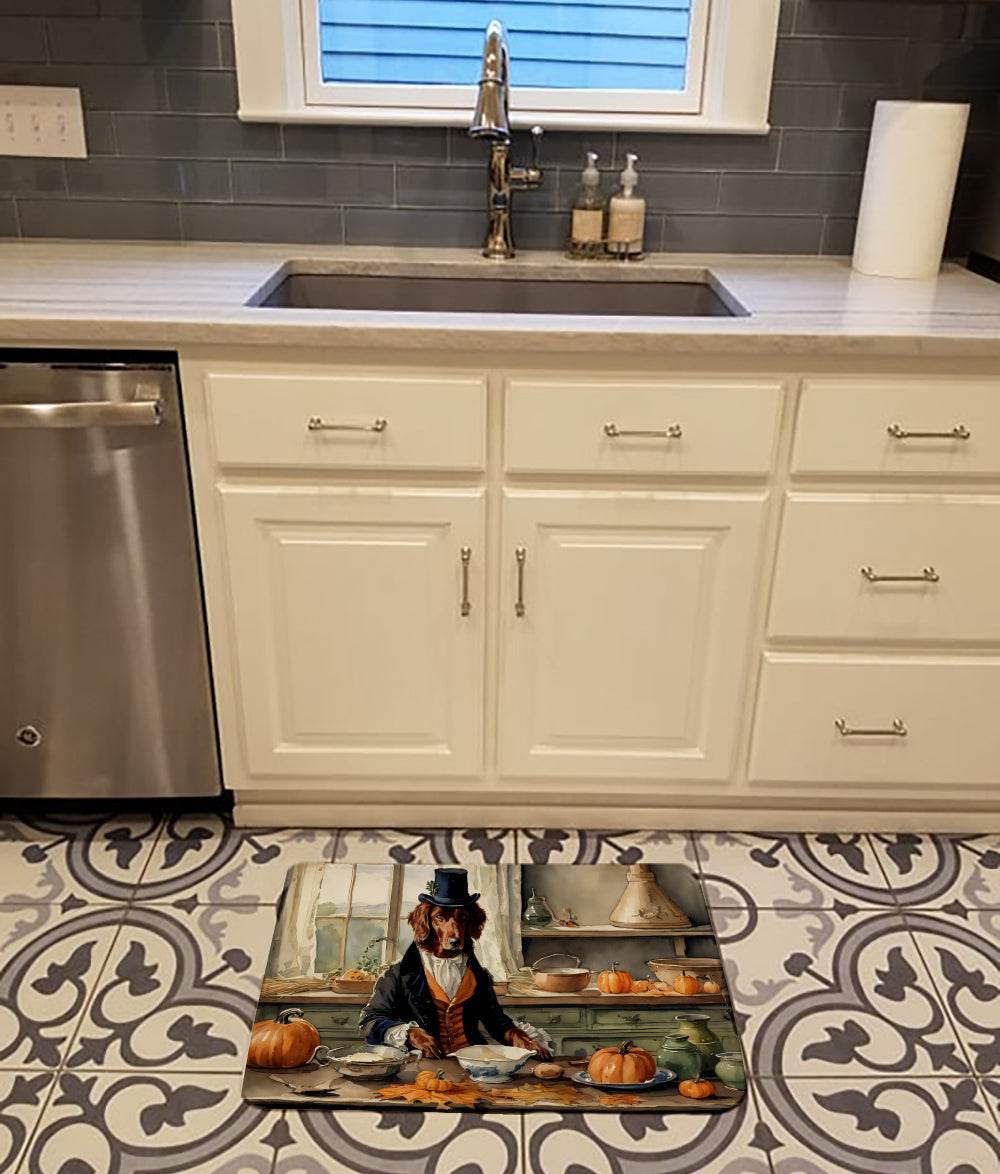 Irish Setter Fall Kitchen Pumpkins Memory Foam Kitchen Mat - Loft&Timber