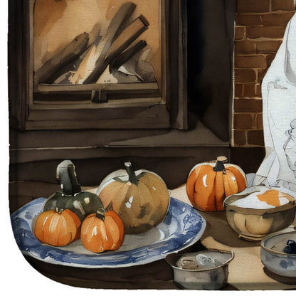 Japanese Chin Fall Kitchen Pumpkins Dish Drying Mat - Loft&Timber