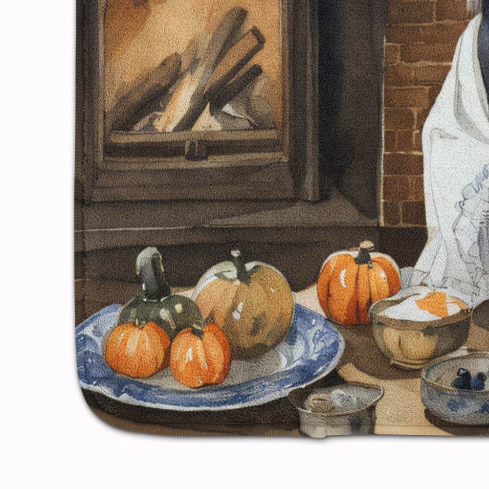 Japanese Chin Fall Kitchen Pumpkins Memory Foam Kitchen Mat - Loft&Timber