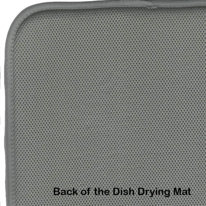 Yellow Lab Fall Kitchen Pumpkins Dish Drying Mat - Loft&Timber