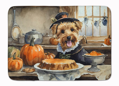 Lakeland Terrier Fall Kitchen Pumpkins Memory Foam Kitchen Mat - Loft&Timber