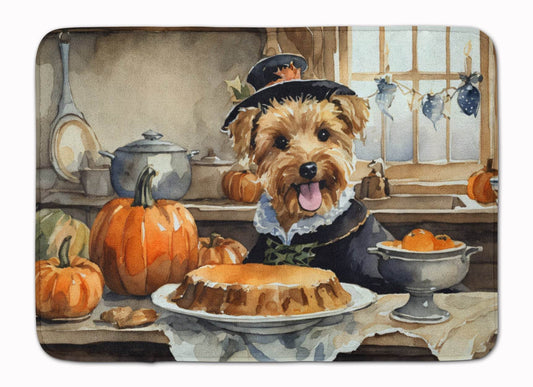 Lakeland Terrier Fall Kitchen Pumpkins Memory Foam Kitchen Mat - Loft&Timber