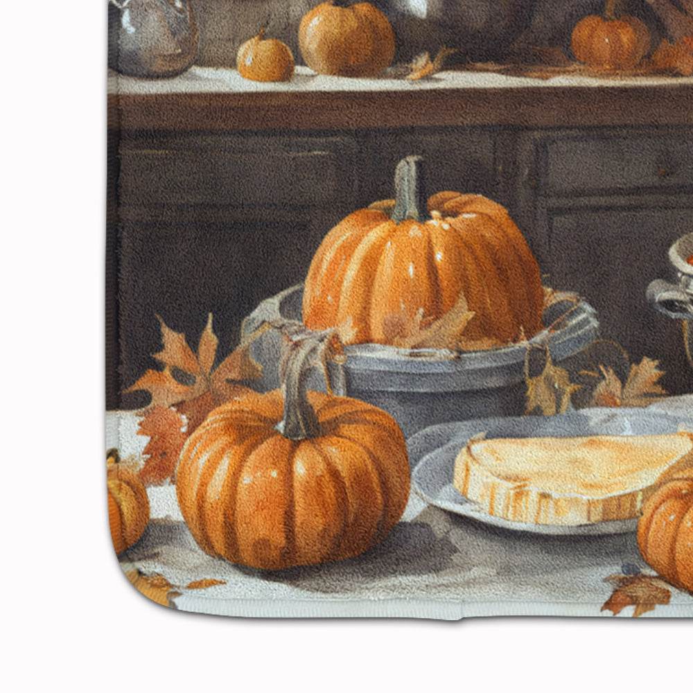 Old English Sheepdog Fall Kitchen Pumpkins Memory Foam Kitchen Mat - Loft&Timber
