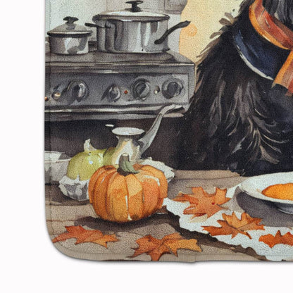 Scottish Terrier Fall Kitchen Pumpkins Memory Foam Kitchen Mat - Loft&Timber