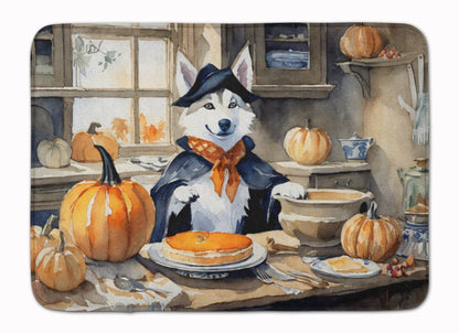 Siberian Husky Fall Kitchen Pumpkins Memory Foam Kitchen Mat - Loft&Timber