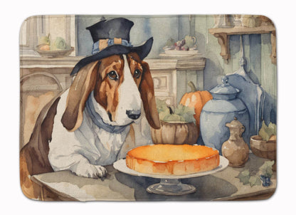 Basset Hound Fall Kitchen Pumpkins Memory Foam Kitchen Mat - Loft&Timber