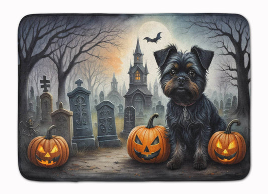 Affenpinscher Spooky Halloween Memory Foam Kitchen Mat - Loft&Timber
