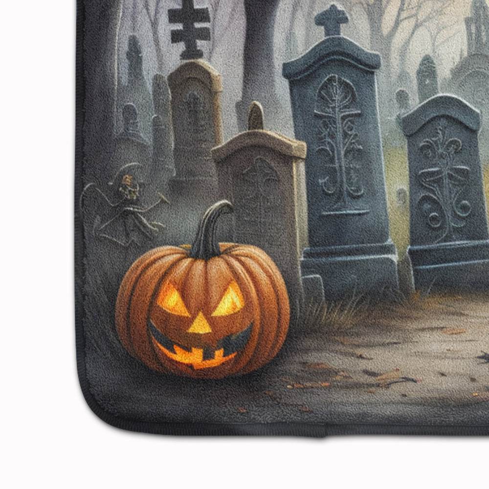 Affenpinscher Spooky Halloween Memory Foam Kitchen Mat - Loft&Timber