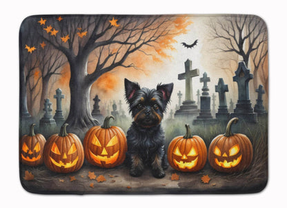 Affenpinscher Spooky Halloween Memory Foam Kitchen Mat - Loft&Timber