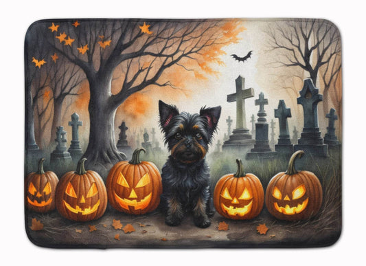 Affenpinscher Spooky Halloween Memory Foam Kitchen Mat - Loft&Timber