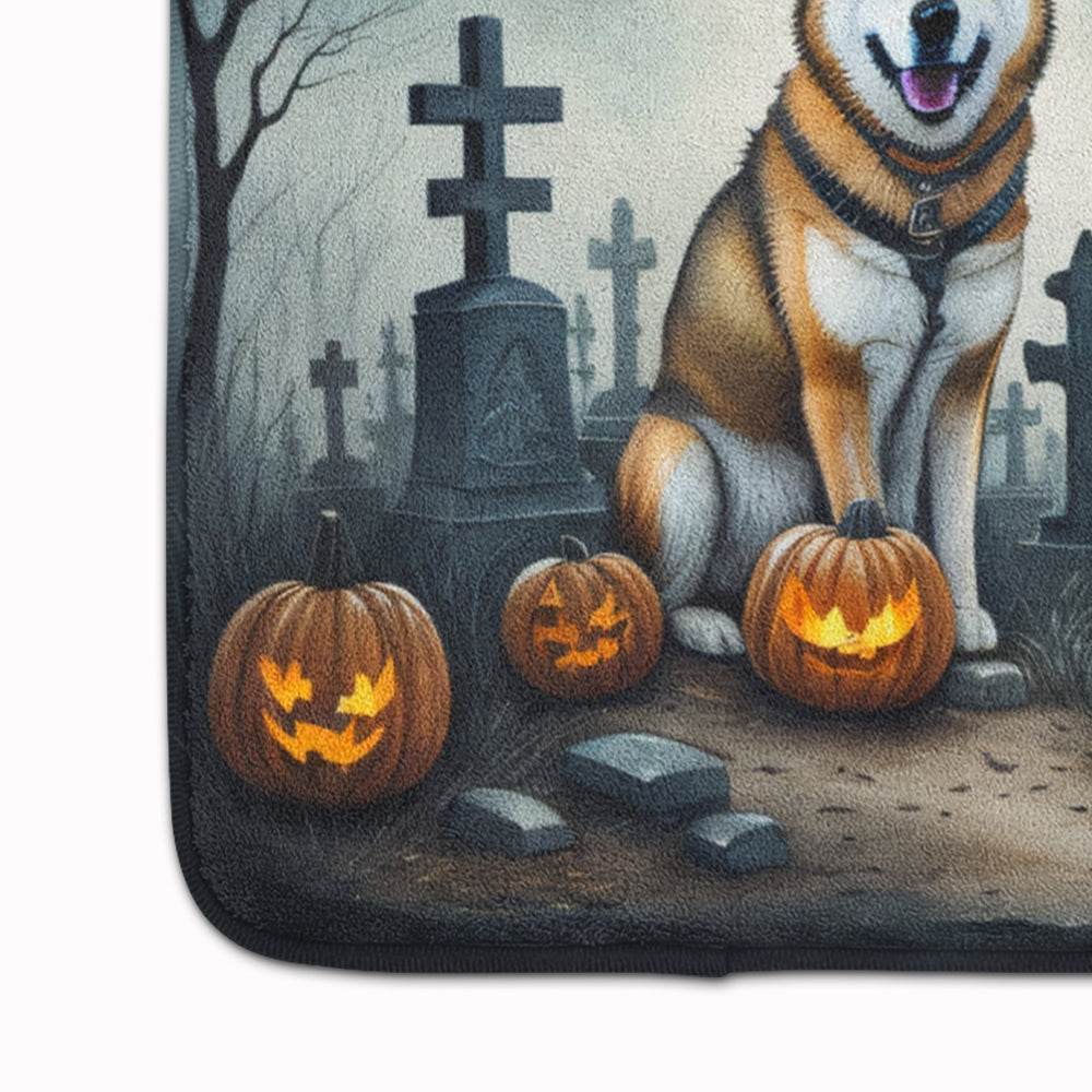 Akita Spooky Halloween Memory Foam Kitchen Mat - Loft&Timber