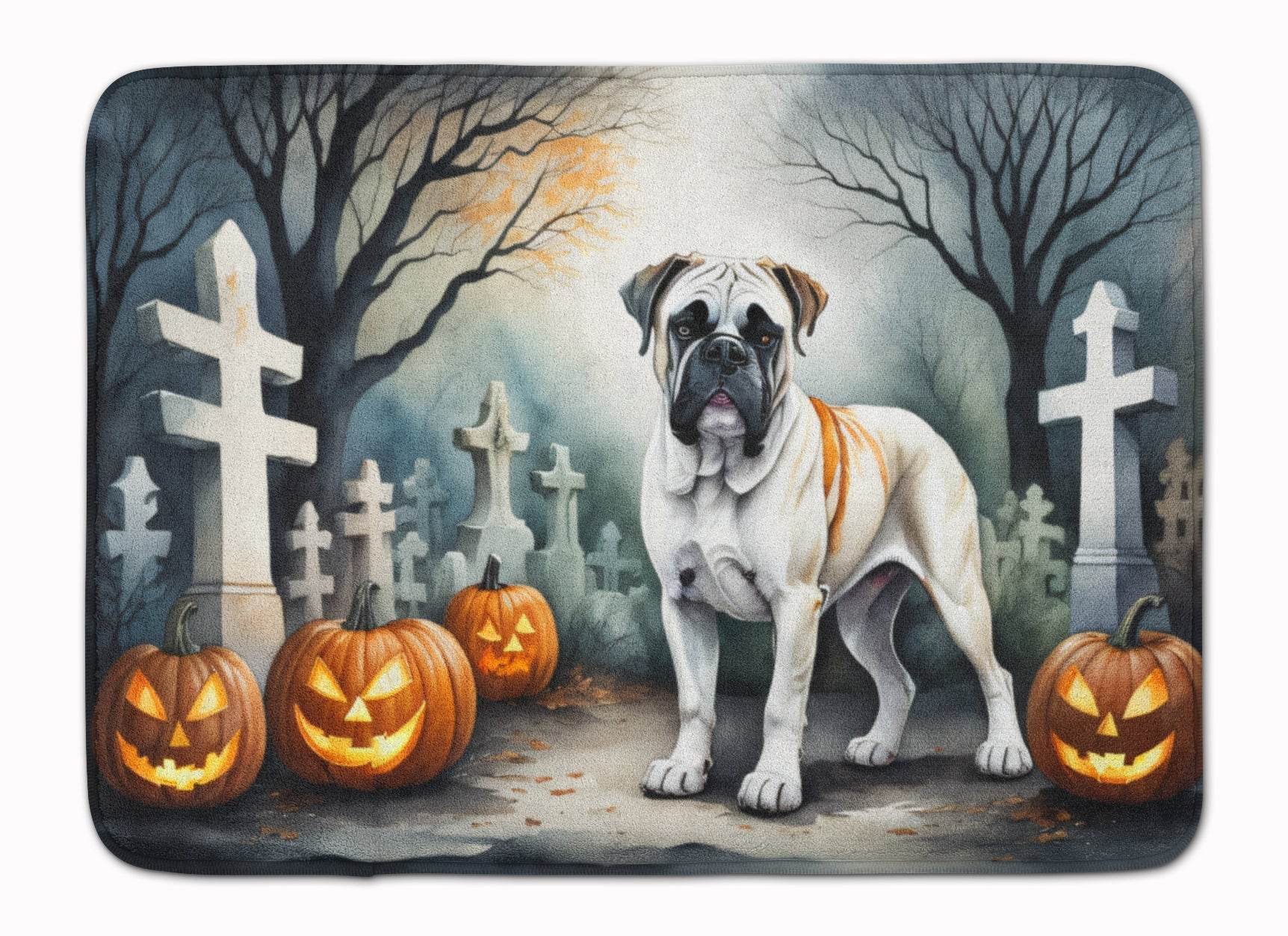 Boxer Spooky Halloween Memory Foam Kitchen Mat - Loft&Timber
