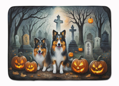 Sheltie Spooky Halloween Memory Foam Kitchen Mat - Loft&Timber