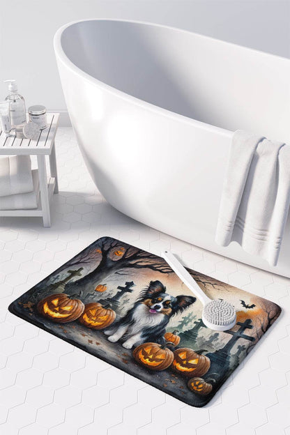 Papillon Spooky Halloween Memory Foam Kitchen Mat - Loft&Timber