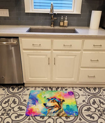 Collie Hippie Dawg Memory Foam Kitchen Mat - Loft&Timber