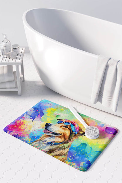 Collie Hippie Dawg Memory Foam Kitchen Mat - Loft&Timber