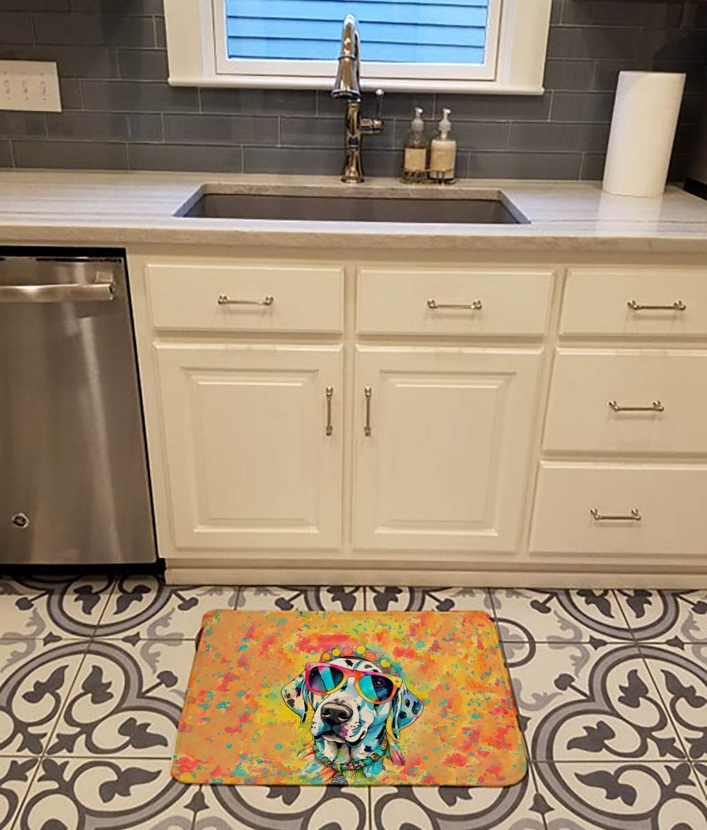 Dalmatian Hippie Dawg Memory Foam Kitchen Mat - Loft&Timber