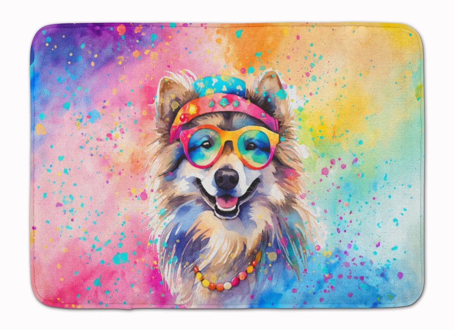 Keeshond Hippie Dawg Memory Foam Kitchen Mat - Loft&Timber