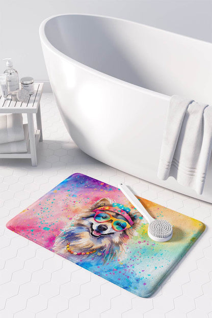 Keeshond Hippie Dawg Memory Foam Kitchen Mat - Loft&Timber