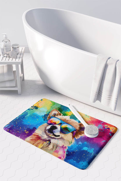 Pomeranian Hippie Dawg Memory Foam Kitchen Mat - Loft&Timber