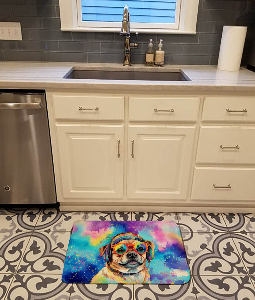 Pug Hippie Dawg Memory Foam Kitchen Mat - Loft&Timber