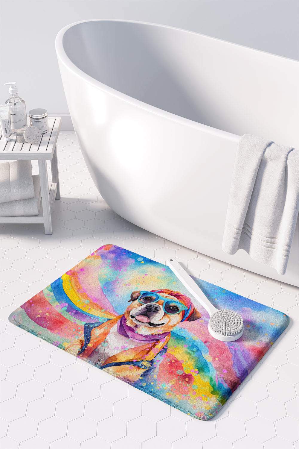 Pug Hippie Dawg Memory Foam Kitchen Mat - Loft&Timber