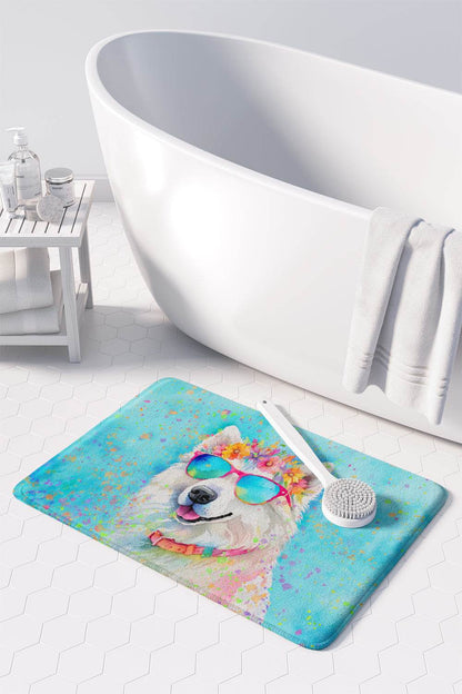 Samoyed Hippie Dawg Memory Foam Kitchen Mat - Loft&Timber