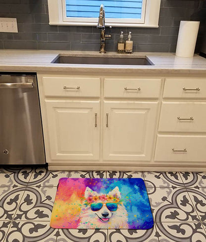 Samoyed Hippie Dawg Memory Foam Kitchen Mat - Loft&Timber