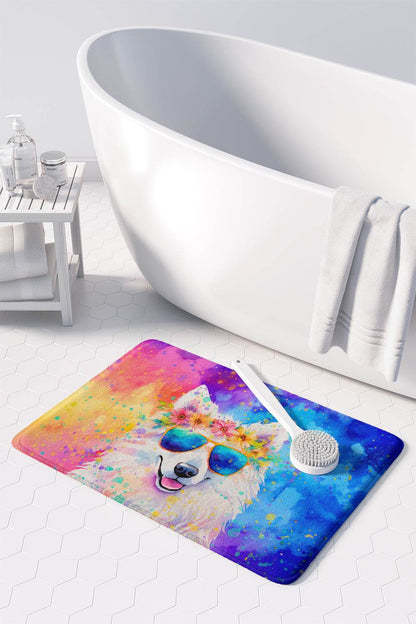 Samoyed Hippie Dawg Memory Foam Kitchen Mat - Loft&Timber