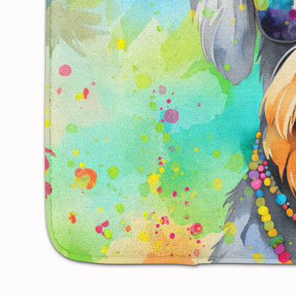 Schnauzer Hippie Dawg Memory Foam Kitchen Mat - Loft&Timber