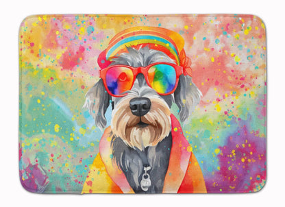 Schnauzer Hippie Dawg Memory Foam Kitchen Mat - Loft&Timber