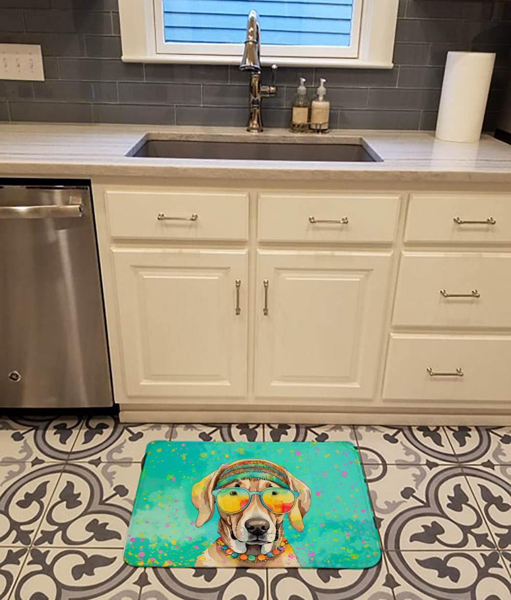 Weimaraner Hippie Dawg Memory Foam Kitchen Mat - Loft&Timber