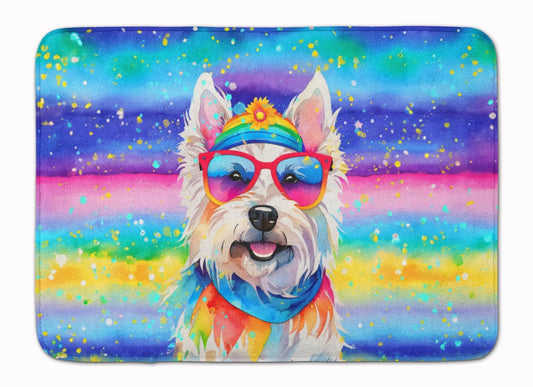 Westie Hippie Dawg Memory Foam Kitchen Mat - Loft&Timber