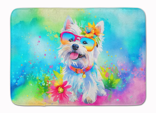 Westie Hippie Dawg Memory Foam Kitchen Mat - Loft&Timber