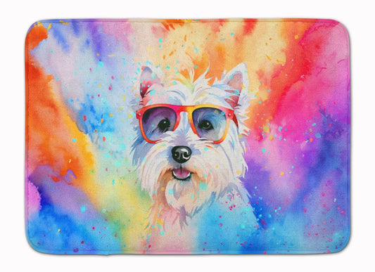 Westie Hippie Dawg Memory Foam Kitchen Mat - Loft&Timber