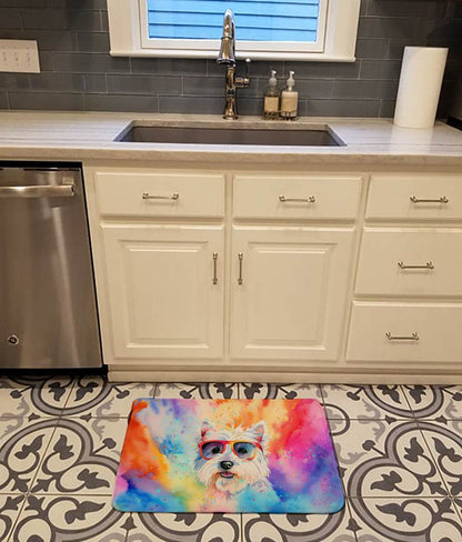 Westie Hippie Dawg Memory Foam Kitchen Mat - Loft&Timber