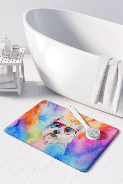 Westie Hippie Dawg Memory Foam Kitchen Mat - Loft&Timber