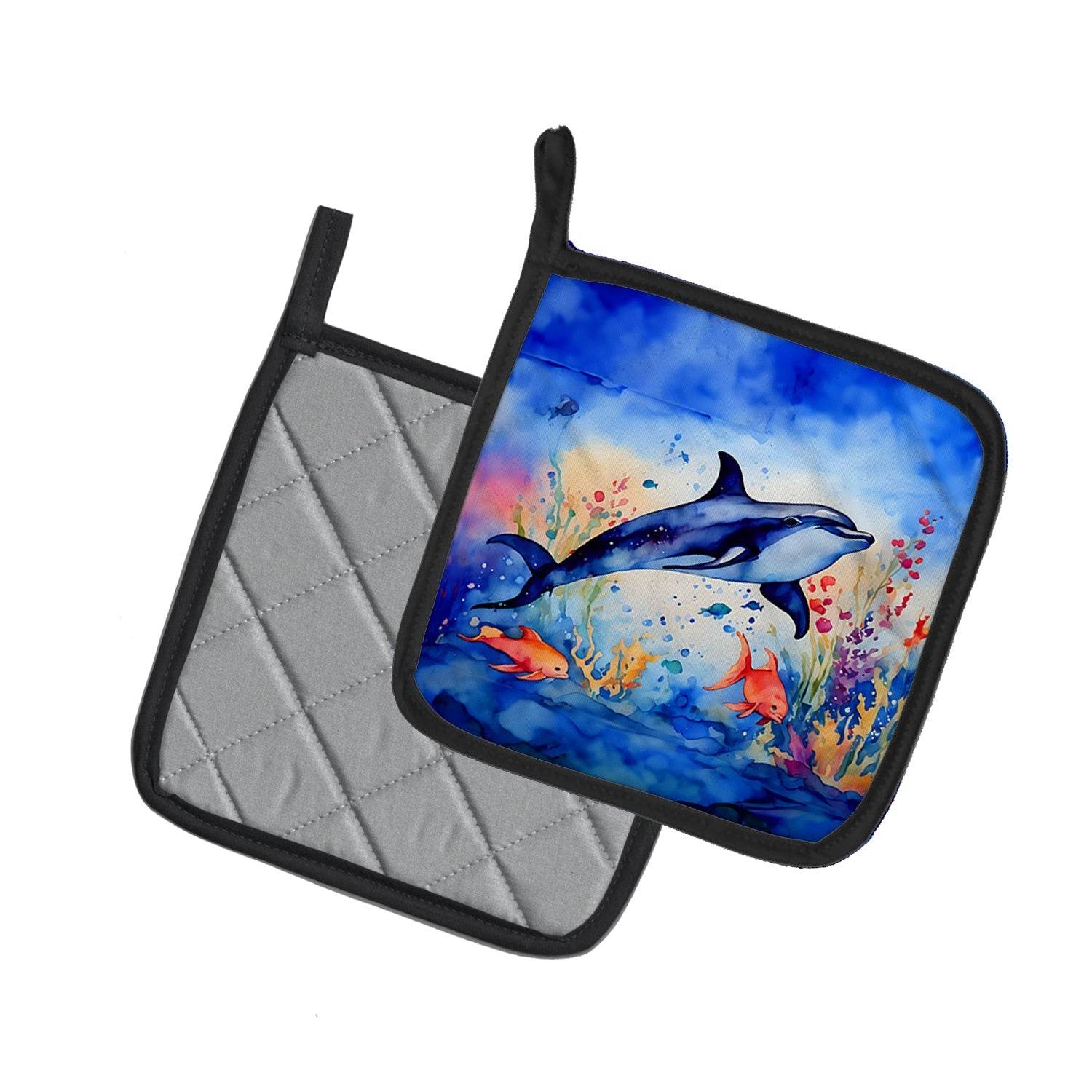 Dolphin Pair of Pot Holders - Loft&Timber